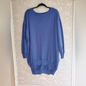 Anthropologie Blue Mini Dress